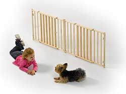 Wood And Baluster Pet Gate 24in