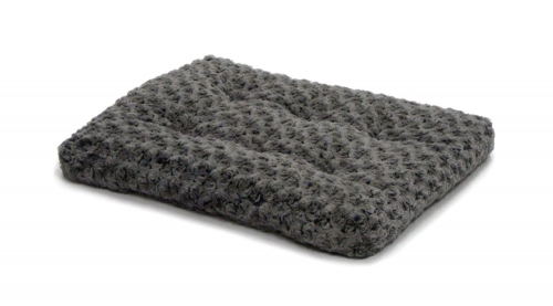 Quiet Time Deluxe Pet Bed Ombre Swirl Grey/charcoal 18in