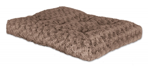 Quiet Time Deluxe Pet Bed Ombre Swirl Taupe Mocha 22in