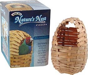 Natures Nest Finch Bamboo