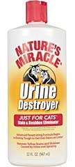 Nature's Miracle Urine Destroyer For Cats 32oz