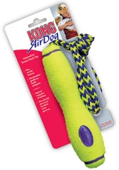 Kong Air Dog Tennis Fetch Toy With Rope Medium
