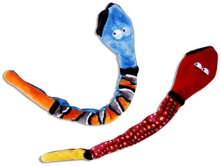 Kong Dr. Noys' Snake Plush Toy For Dogs Large