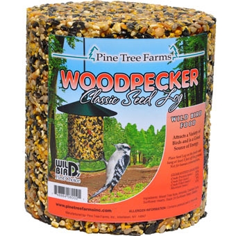 Pine Tree Farms Woodpecker Seed Log 40oz
