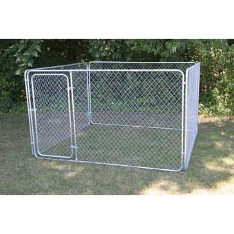 Stephens Pipe & Steel Kennel Complete 10ft X 10ft X 6ft Bronze