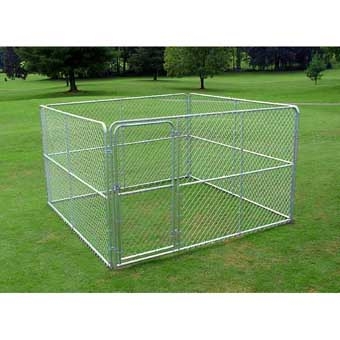 Stephens Pipe & Steel Kennel Complete 10ft X 10ft X 6ft Gold