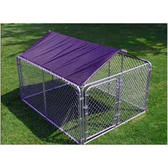 Stephens Pipe & Steel Solid Kennel Roof & Frame 6ft X 8ft