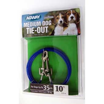 Agway Medium Dog Tie-out For Dogs Up To 35 Lb 10ft