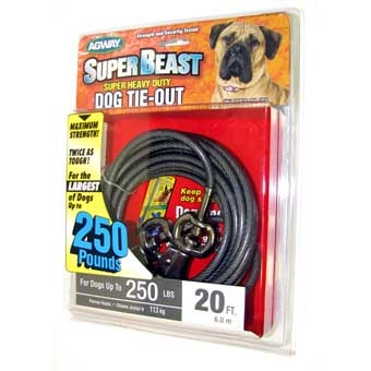 Agway Super-beast Super Heavy Duty Dog Tie-out Maximum Strength 20ft