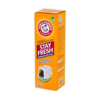 Arm & Hammer Large Drawstring Liners Clear 12 Ct