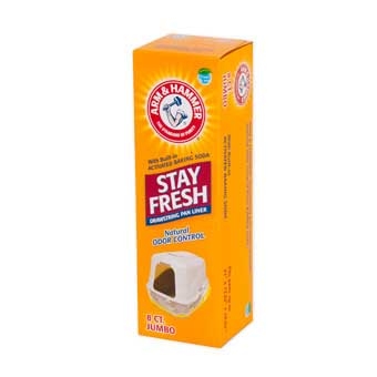 Arm & Hammer Jumbo Drawstring Liners Clear 8 Ct