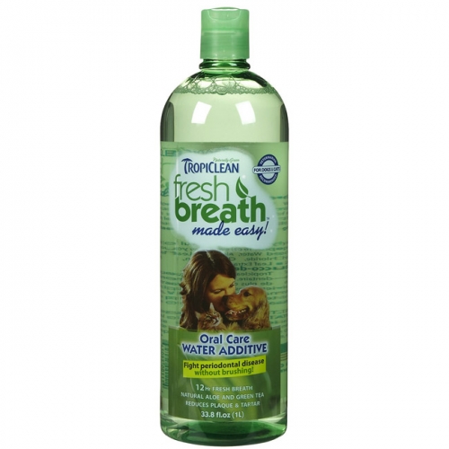 Tropiclean Fresh Breath Oral Care Water Additive 33.8oz