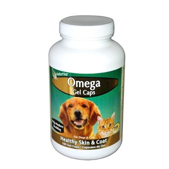 Naturvet Omega Gel Caps For Dogs & Cats 180ct