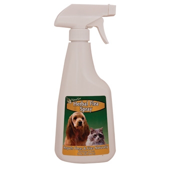 Naturvet Herbal Flea Spray For Dogs & Cats 16oz