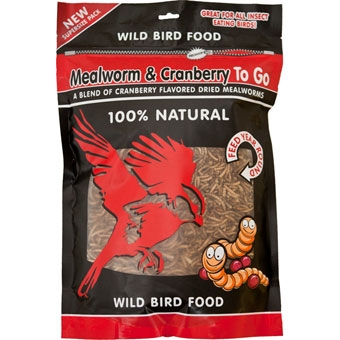 Unipet Mealworm & Cranberry To Go 100% Natural Wild Bird Food 17.64 Oz