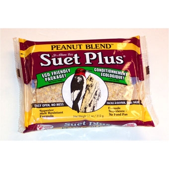 Suet Plus Peanut Blend Suet Cake 11 Oz