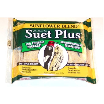 Suet Plus Sunflower Blend Suet Cake 11 Oz