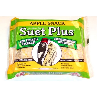 Suet Plus Apple Snack Suet Cake 11 Oz