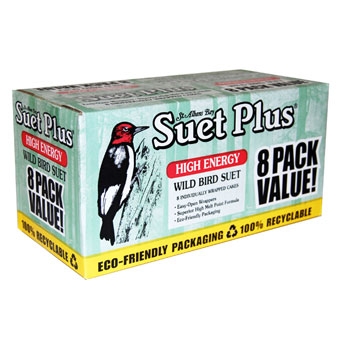 Suet Plus High Energy Wild Bird Suet Cakes 8 Pk Value!