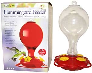 Plastic Hummingbird Feeder With Nectar 16oz