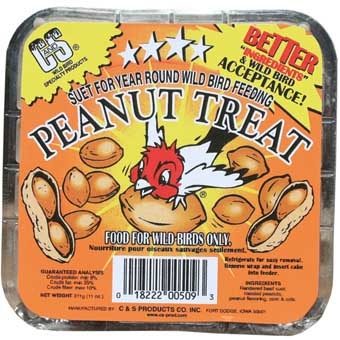C&s Peanut Treat Suet 11.75 Oz