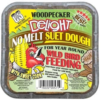 C&s Woodpecker Delight No Melt Suet Dough 11.75 Oz