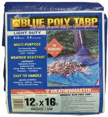 Blue Poly Tarp 12ft X 16ft