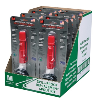 Midwest Spill Proof Replacement Spout Kit