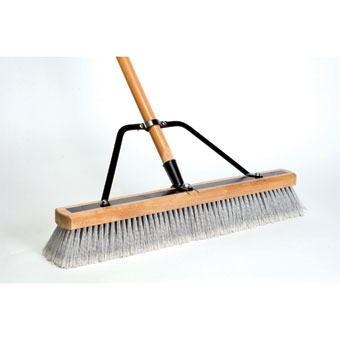 Dqb Contractor Sweep Reinforced Fine Push Broom 24in