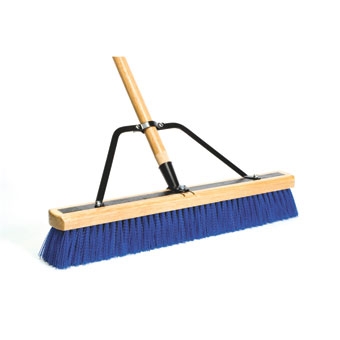 Dqb Contractor Sweep Reinforced Stiff Syn Push Broom 24in