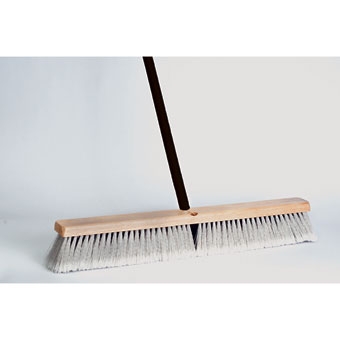 Dqb Floor Sweep Stiff/fine Push Broom 18in