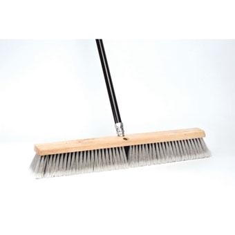 Dqb Floor Sweep Stiff/fine Push Broom 24in