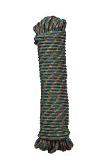 Braided Poly Rope Multi Color 3/8in X 100ft