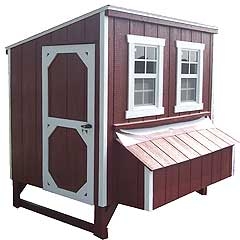 Lancaster Chicken Coop With Nesting Boxes Red