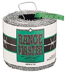 Range Master Barbed Wire 4 Point 15.5ga