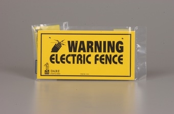 Warning Electric Fence Sign