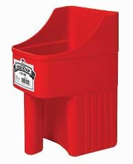 Enclosed Feed Scoop 3qt Red