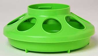 Apple Green Plastic Feeder Base 1qt