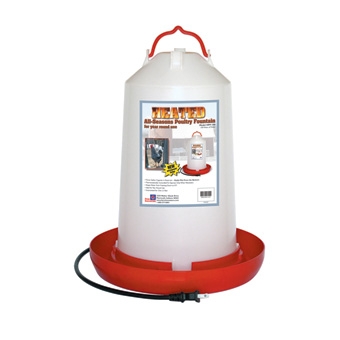 Farm Innovators Heated All-seasons Poultry Fountain 3 Gal