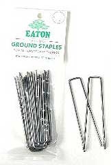 Metal Ground Staples 6in