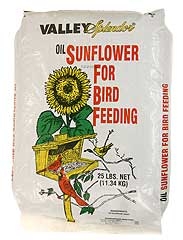 Valley Splendor Black Oil Sunflower Seed 25lb