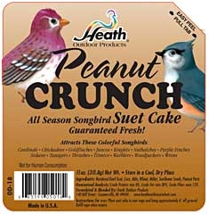 Heath Peanut Crunch Suet Cake 11oz
