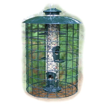 Woodlink Caged 6 Port Seed Tube Bird Feeder