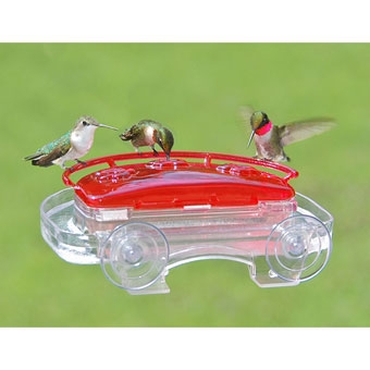 Aspects Jewel Box Window Mounted Hummingbird Feeder