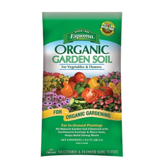 Espoma Organic Garden Soil For Vegetables & Flower 1 Cf