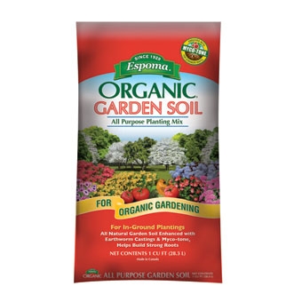 Espoma Organic Garden Soil All Purpose Planting Mix 1 Cf