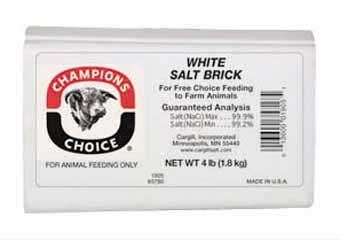 Champions Choice White Salt Brick 4lb