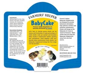 Farmers Helper Baby Cake