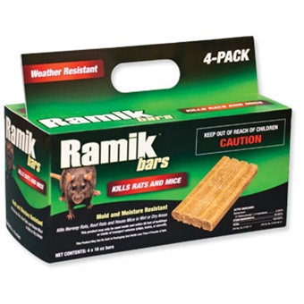 Ramik Bars Kills Rats And Mice 4 Pk 16 Oz