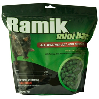 Ramik Mini Bars All-weather Rat And Mouse Killer 4 Lb